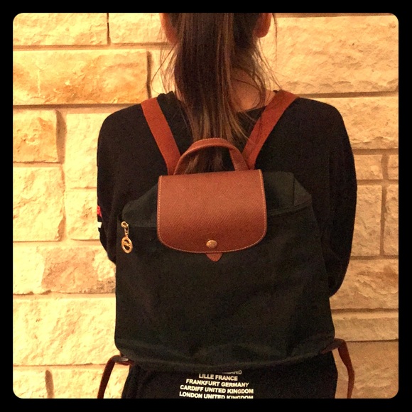 Longchamp Handbags - Longchamp Le Pliage backpack. Black.